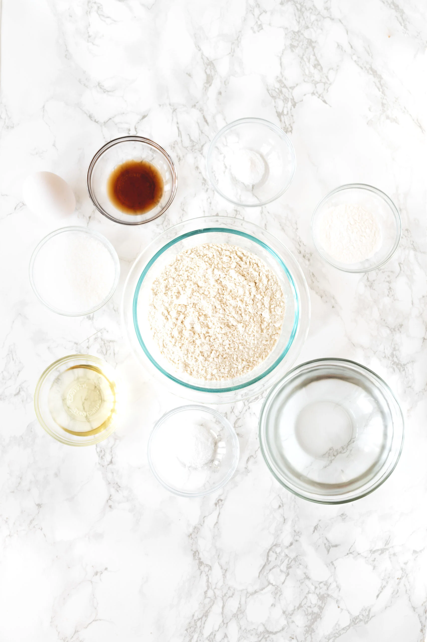 Ingredients for dairy free pancakes without milk
