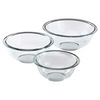 Pyrex Glass Mixing Bowl Set, 3-Piece