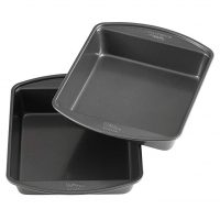 Wilton Non-Stick 8-Inch Square Cake Pans, Set of 2