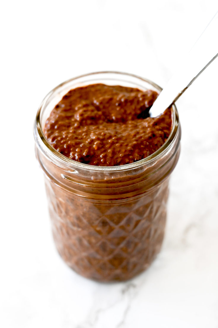 Chocolate Chia Pudding (in a mason jar!) - My Southern Sweet Tooth