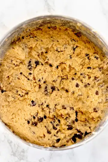 Eggless chocolate cookie dough